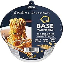Amazon.co.jp: ベース焼きそば 常温保存 魚介醤油まぜそば 8個 カップ